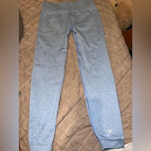 LEGGINGS - Women's Gymshark Adapt Seamless Powder Blue Marl Leggings. Size S